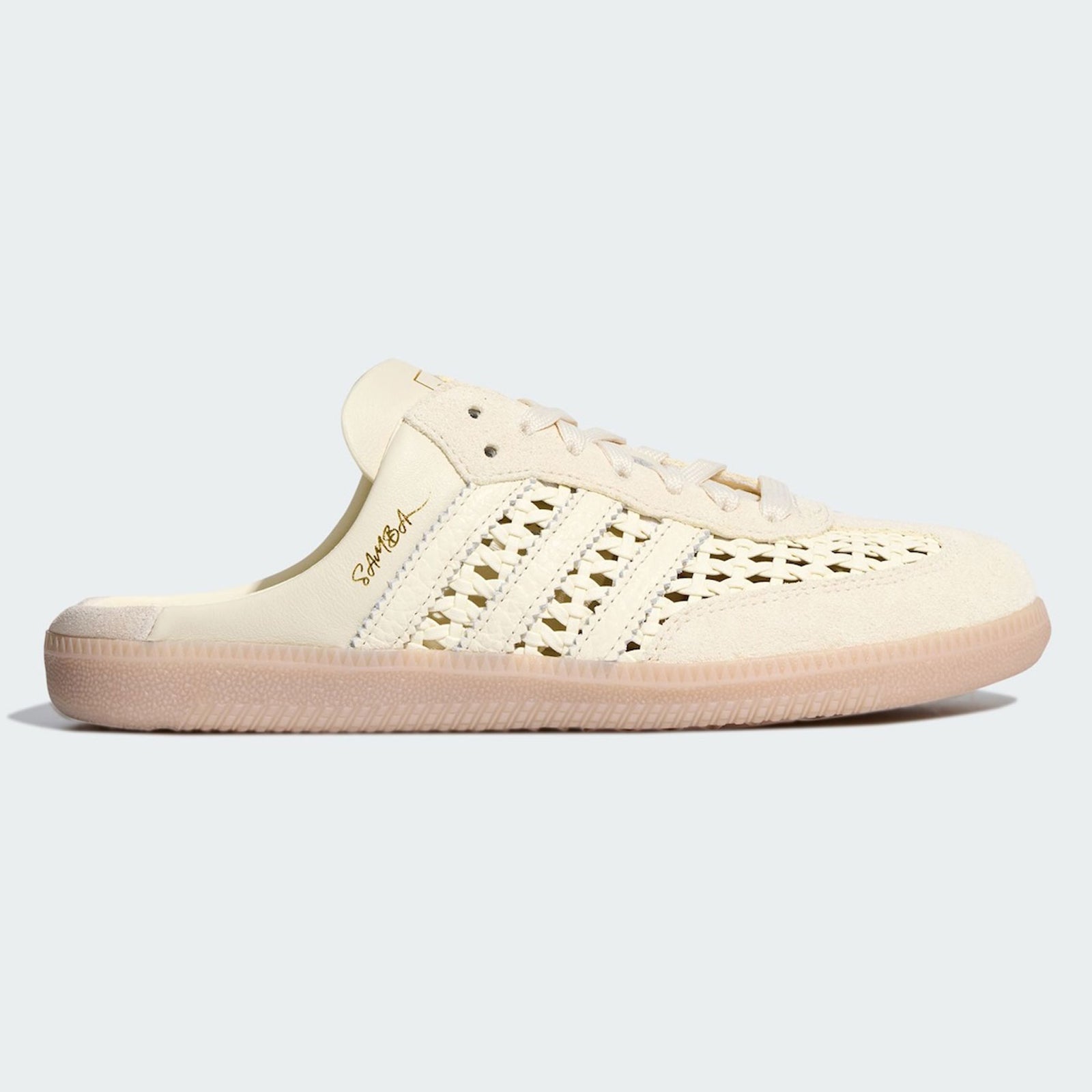 adidas Samba Mule Woven Basketweave 'Cream White' Women's (KH7719)