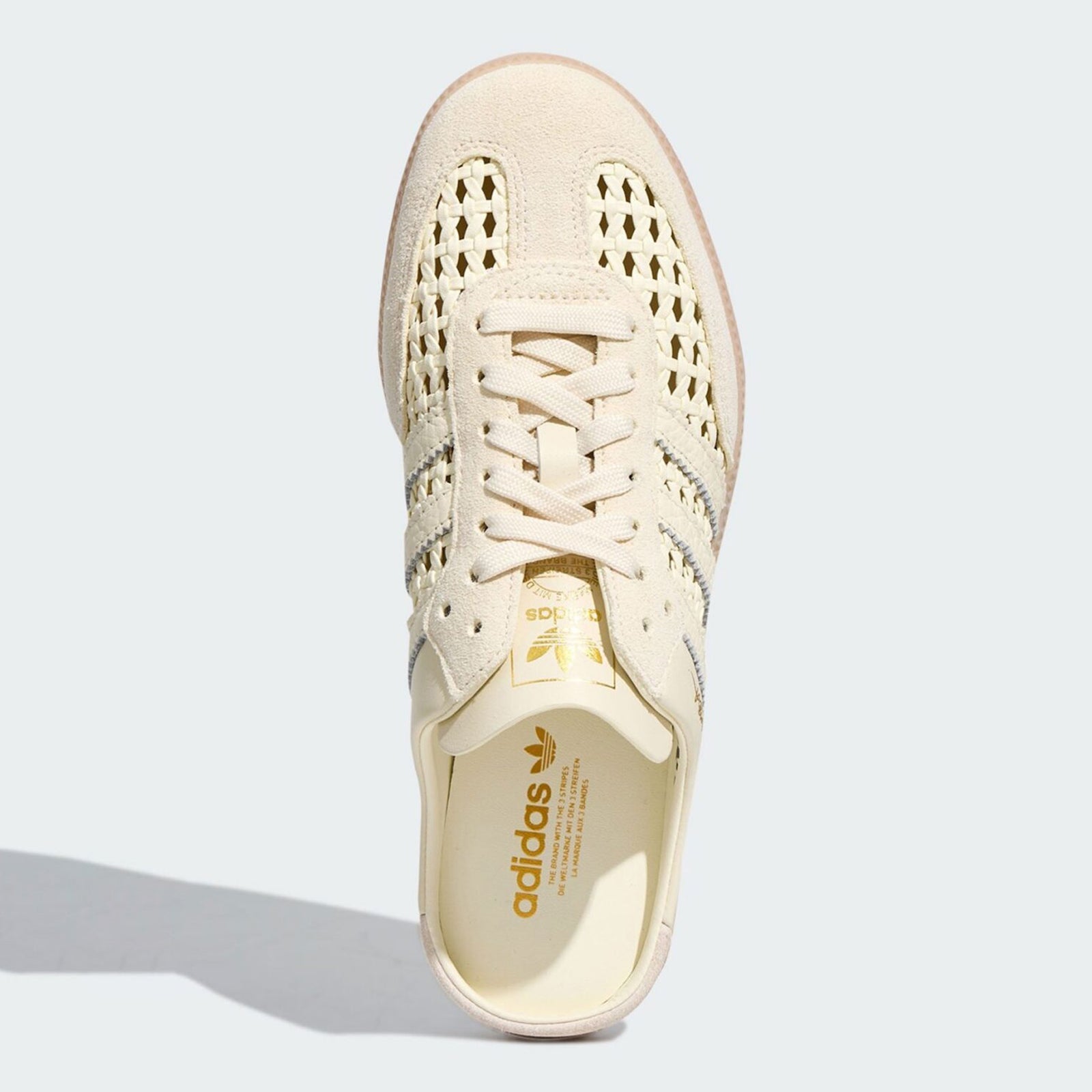 adidas Samba Mule Woven Basketweave 'Cream White' Women's (KH7719)