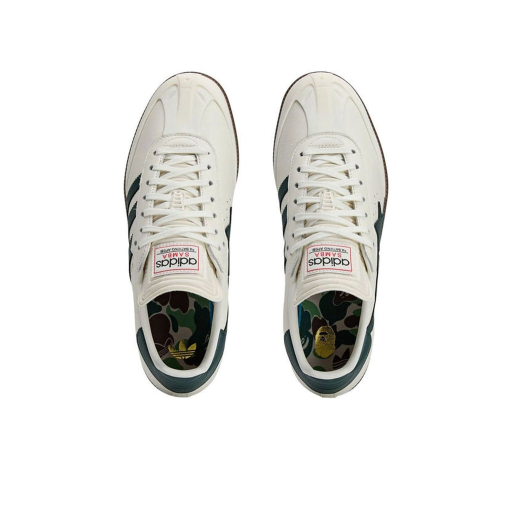 Adidas x A Bathing Ape (BAPE) Samba 'White Forest' World Cup Pack Sneakers (KJ8852)