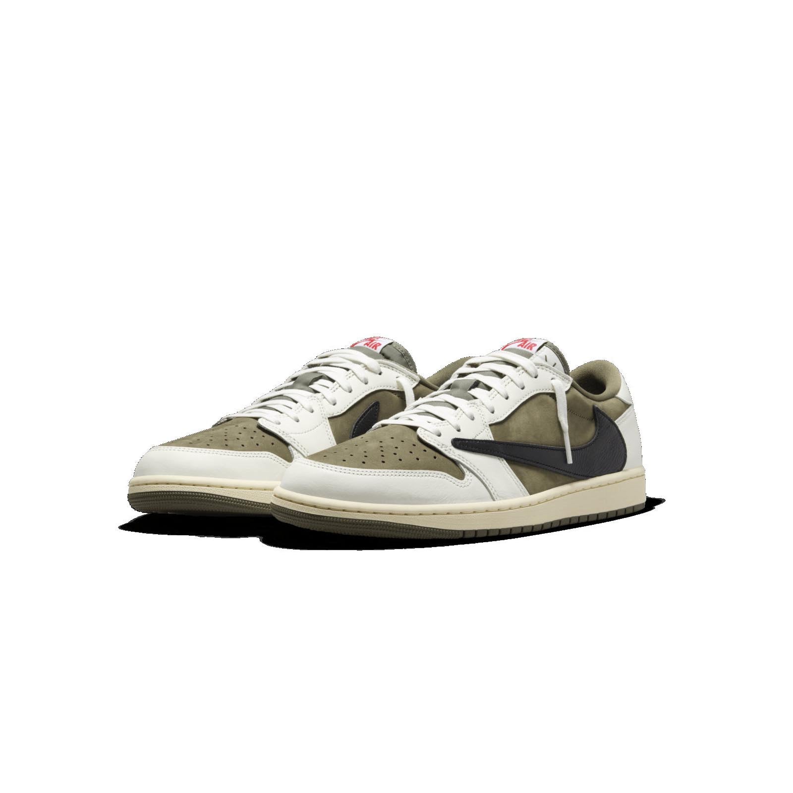 Air Jordan 1 Low OG x Travis Scott 'Medium Olive' Sneakers (DM7866-200)