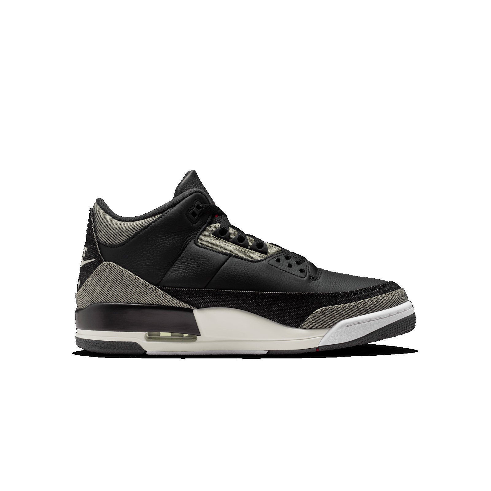 Air Jordan 3 Retro x Levi's 'Black Denim' Sneakers (IR0914-400)