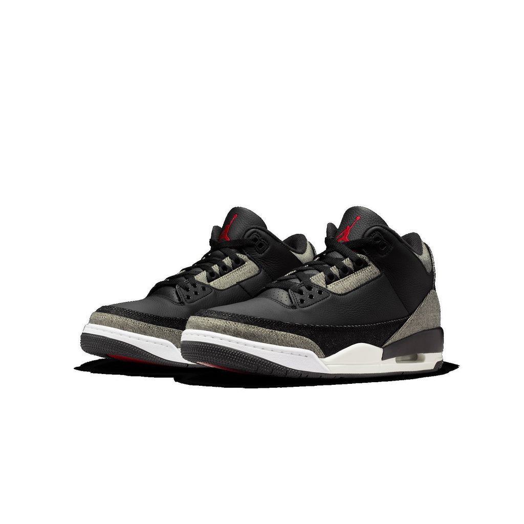 Air Jordan 3 Retro x Levi's 'Black Denim' Sneakers (IR0914-400)