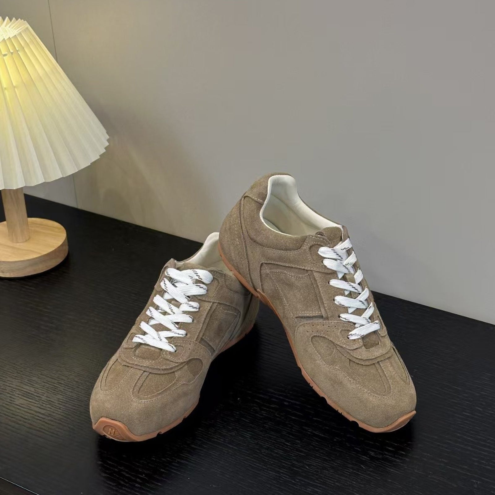 Alohas TB.56 Khaki Suede Sneakers – Women’s Low Top
