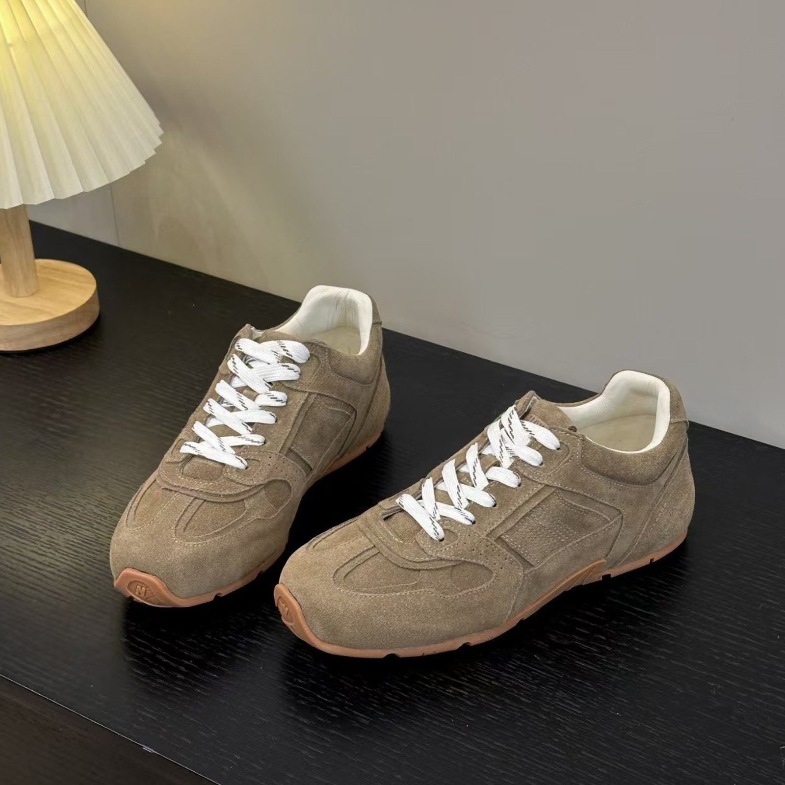 Alohas TB.56 Khaki Suede Sneakers – Women’s Low Top