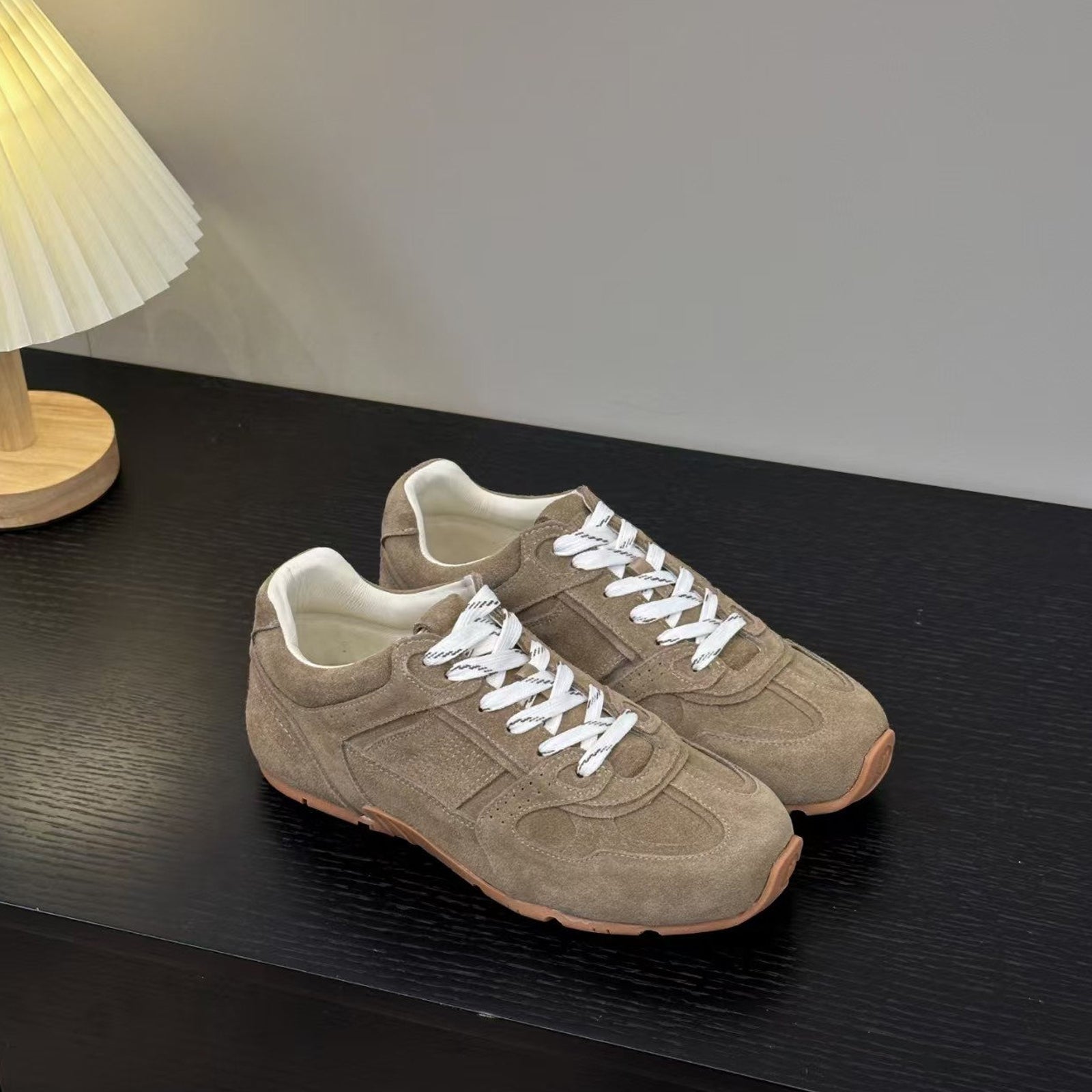 Alohas TB.56 Khaki Suede Sneakers – Women’s Low Top