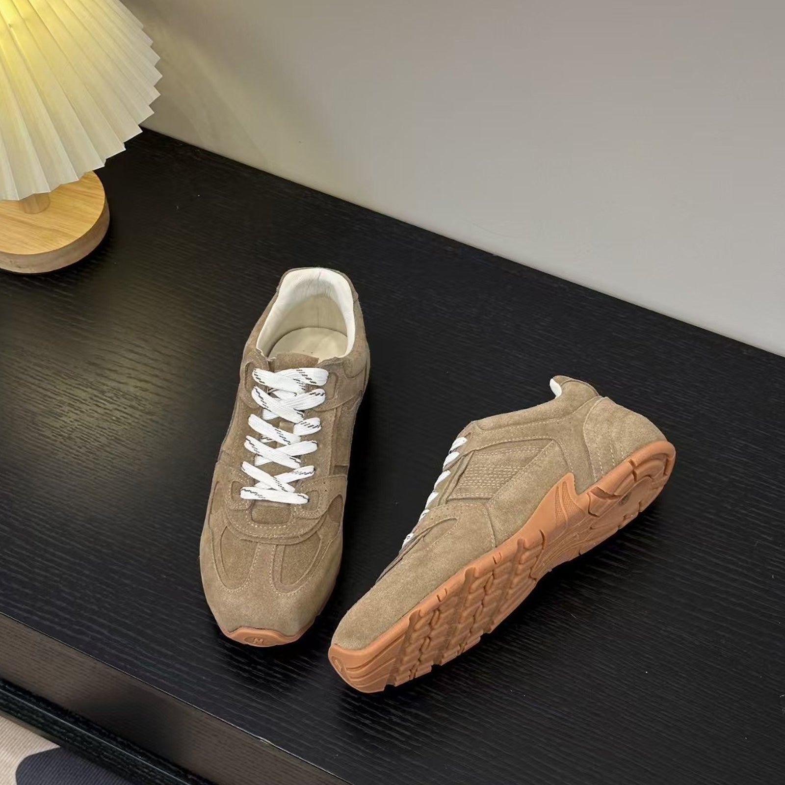 Alohas TB.56 Khaki Suede Sneakers – Women’s Low Top