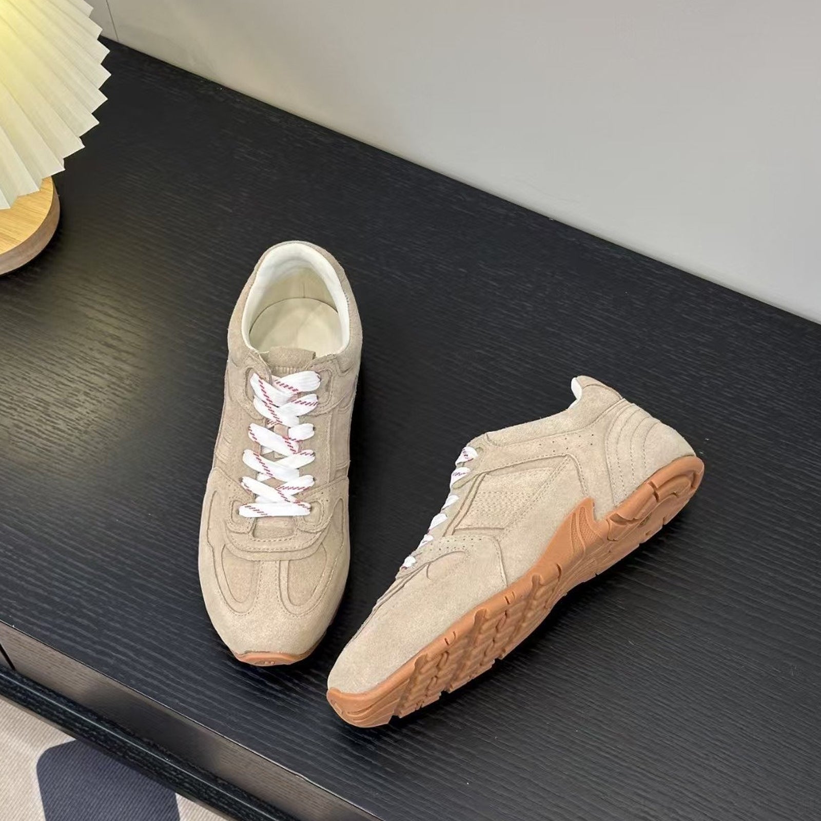 Alohas TB.56 Cream Leather Sneakers – Women’s Low Top