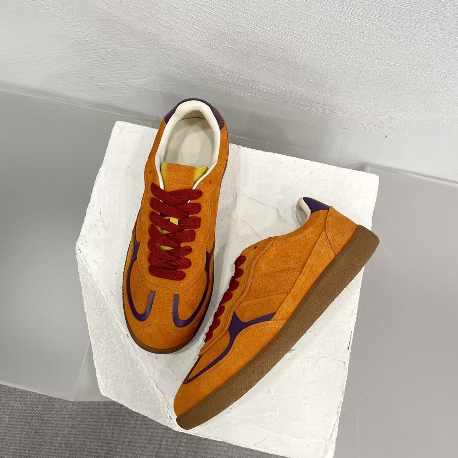 Alohas TB.490 Rife Orange Suede Sneakers – Low Top Women