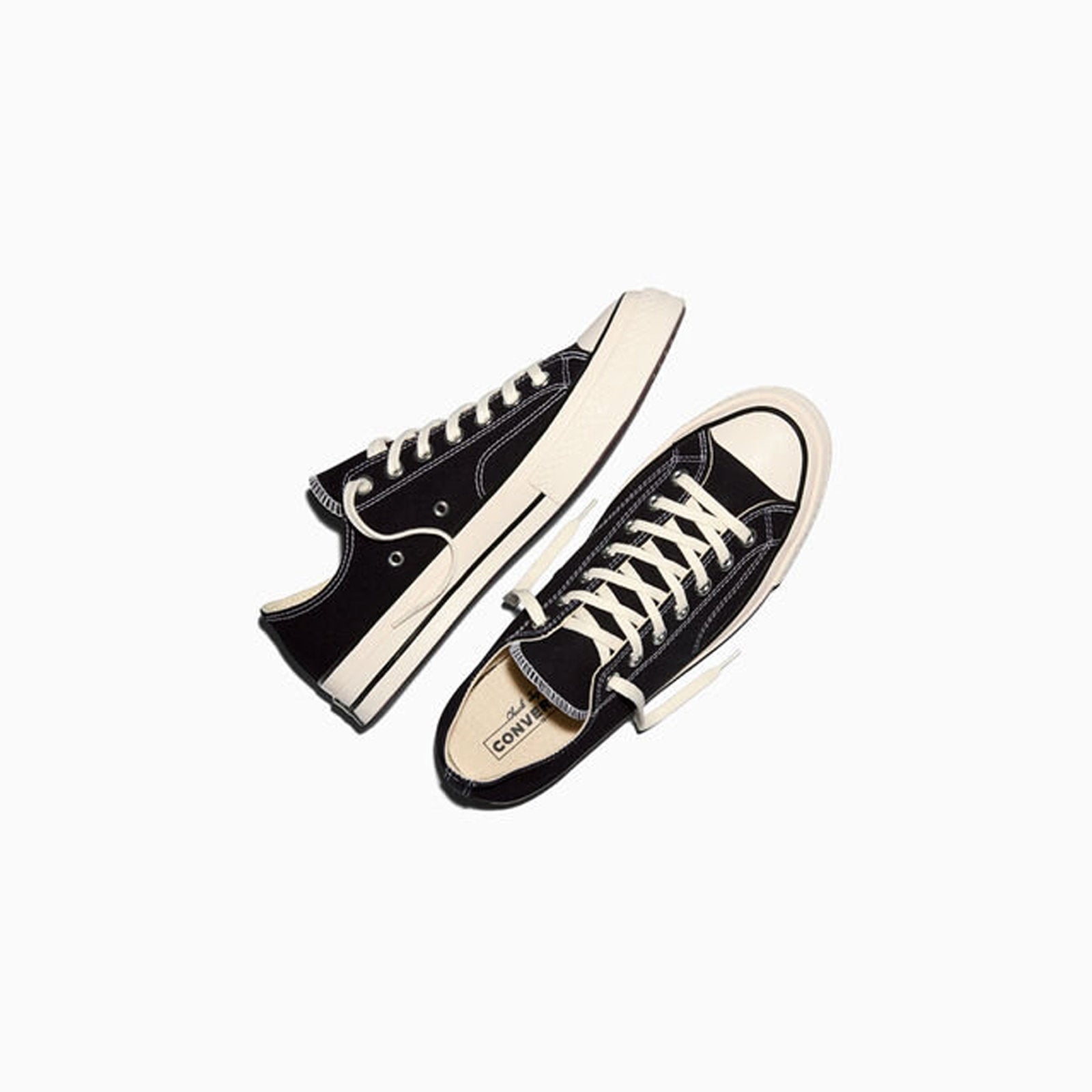 Converse x Fragment Design x Moncler Chuck 70 Low Black Sneakers (169069C)