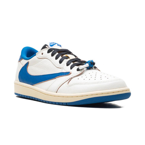 Air Jordan 1 Low x Travis Scott x Fragment Design 'Sail / Military Blue' (DM7866-104)