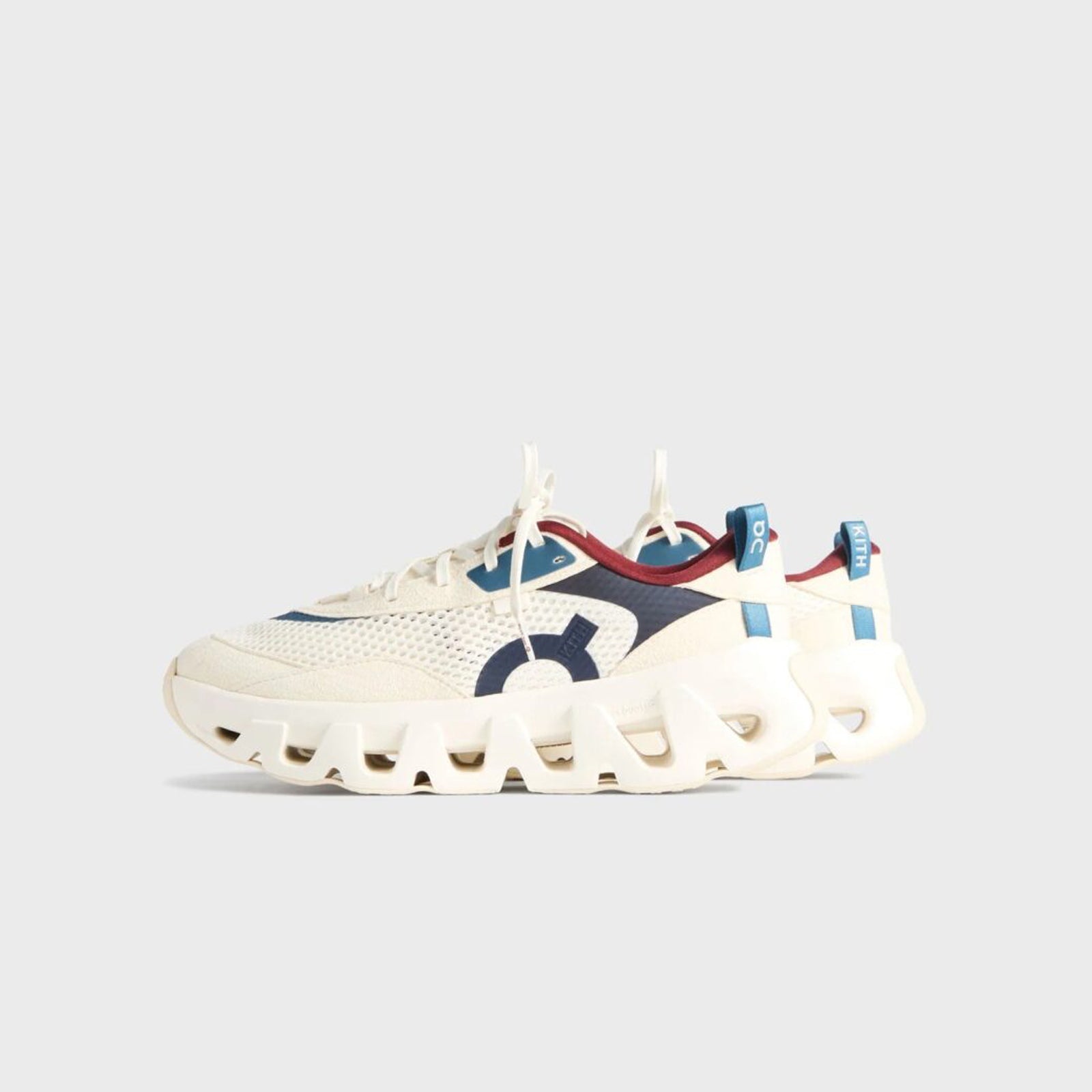Kith for ON K-Tech 2 'White / Real Teal' Collaborative Sneakers (3MG10841200)