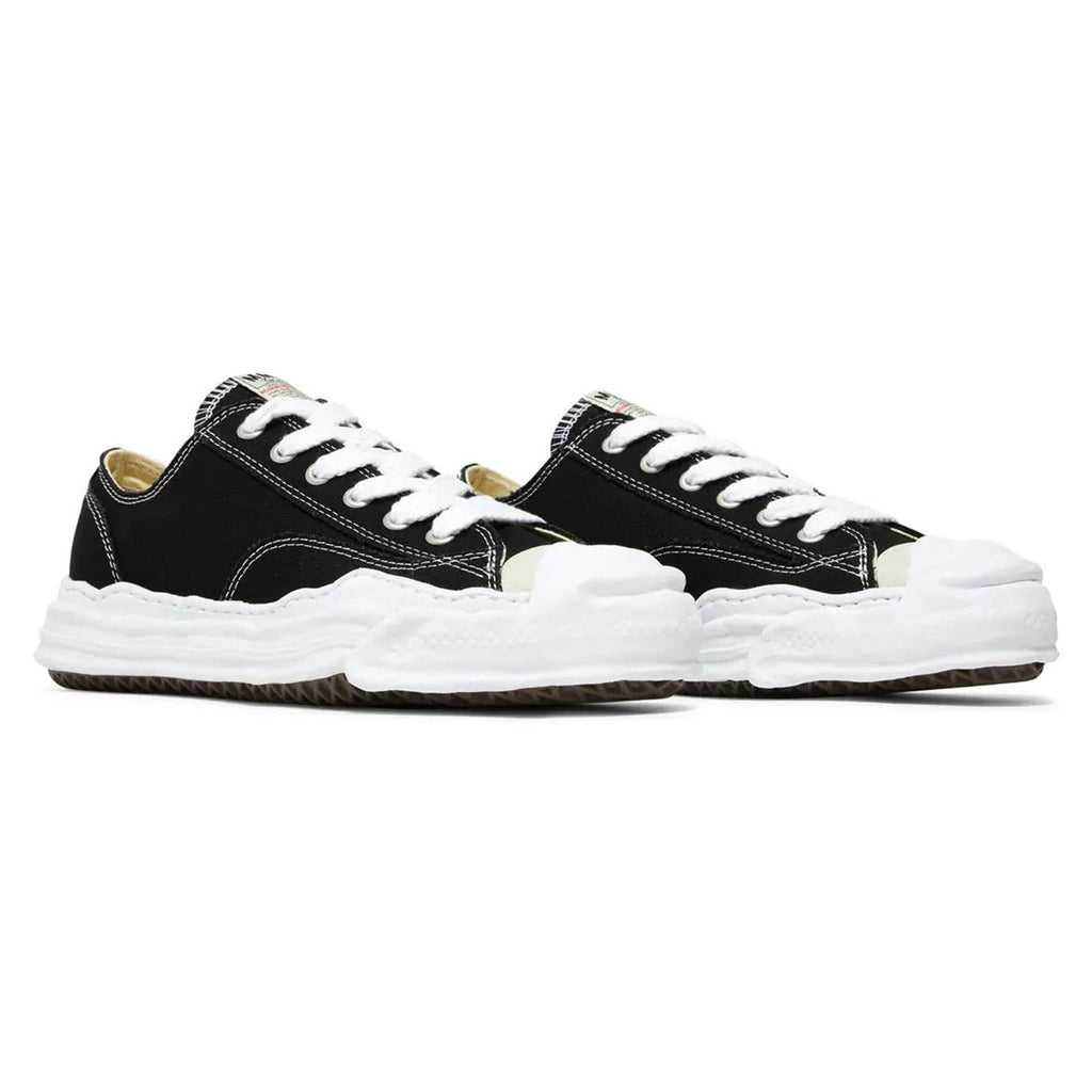 Maison Mihara Yasuhiro Hank OG Sole Canvas Low 'Black White' A05FW702-BLK