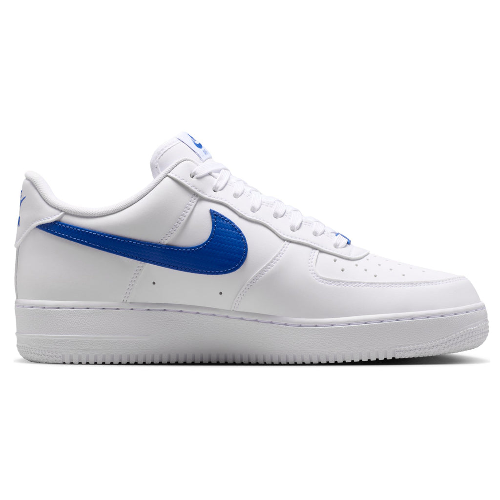 Nike Air Force 1 Low '07 'Carbon Fiber Swoosh' – White Game Royal (IV5732-100)