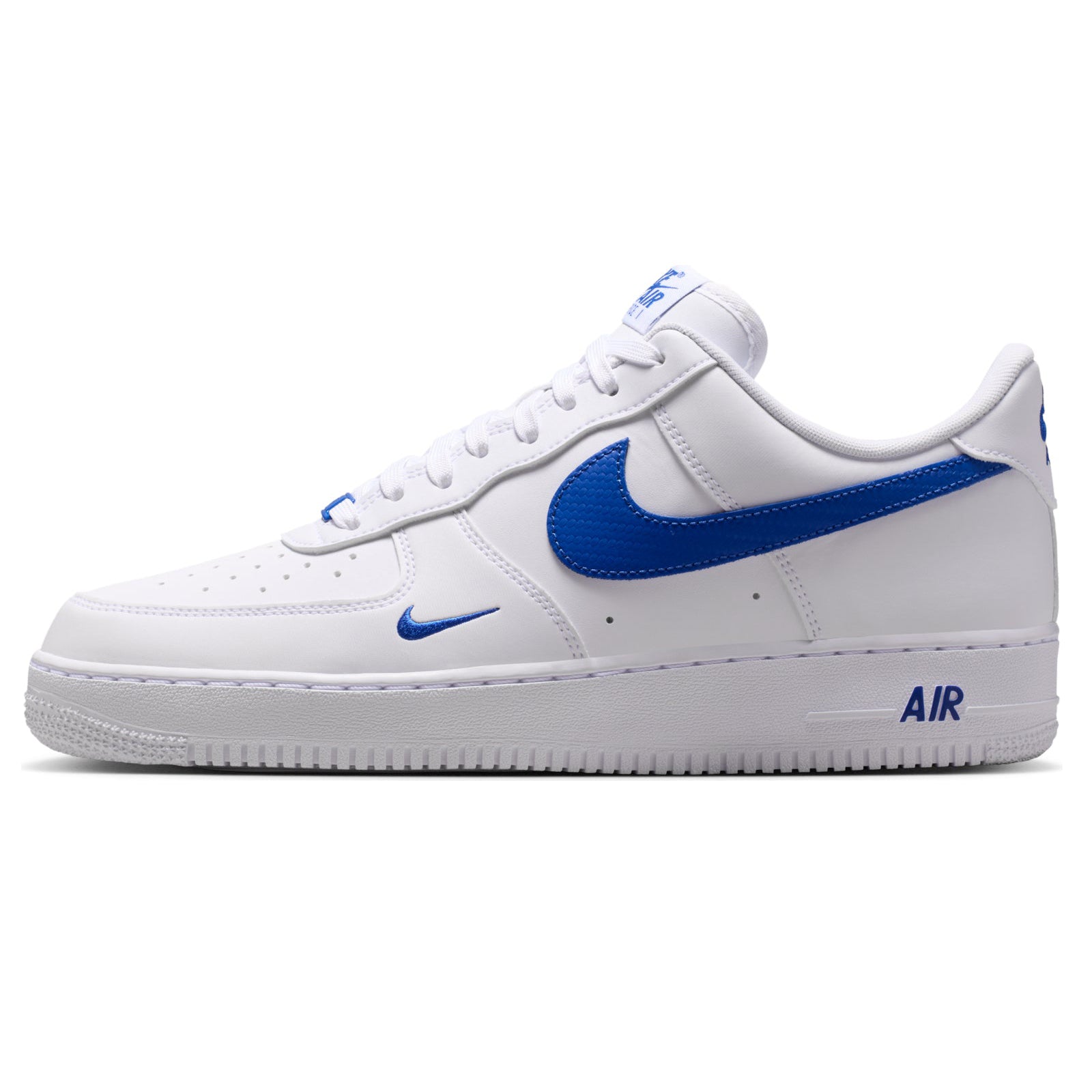 Nike Air Force 1 Low '07 'Carbon Fiber Swoosh' – White Game Royal (IV5732-100)