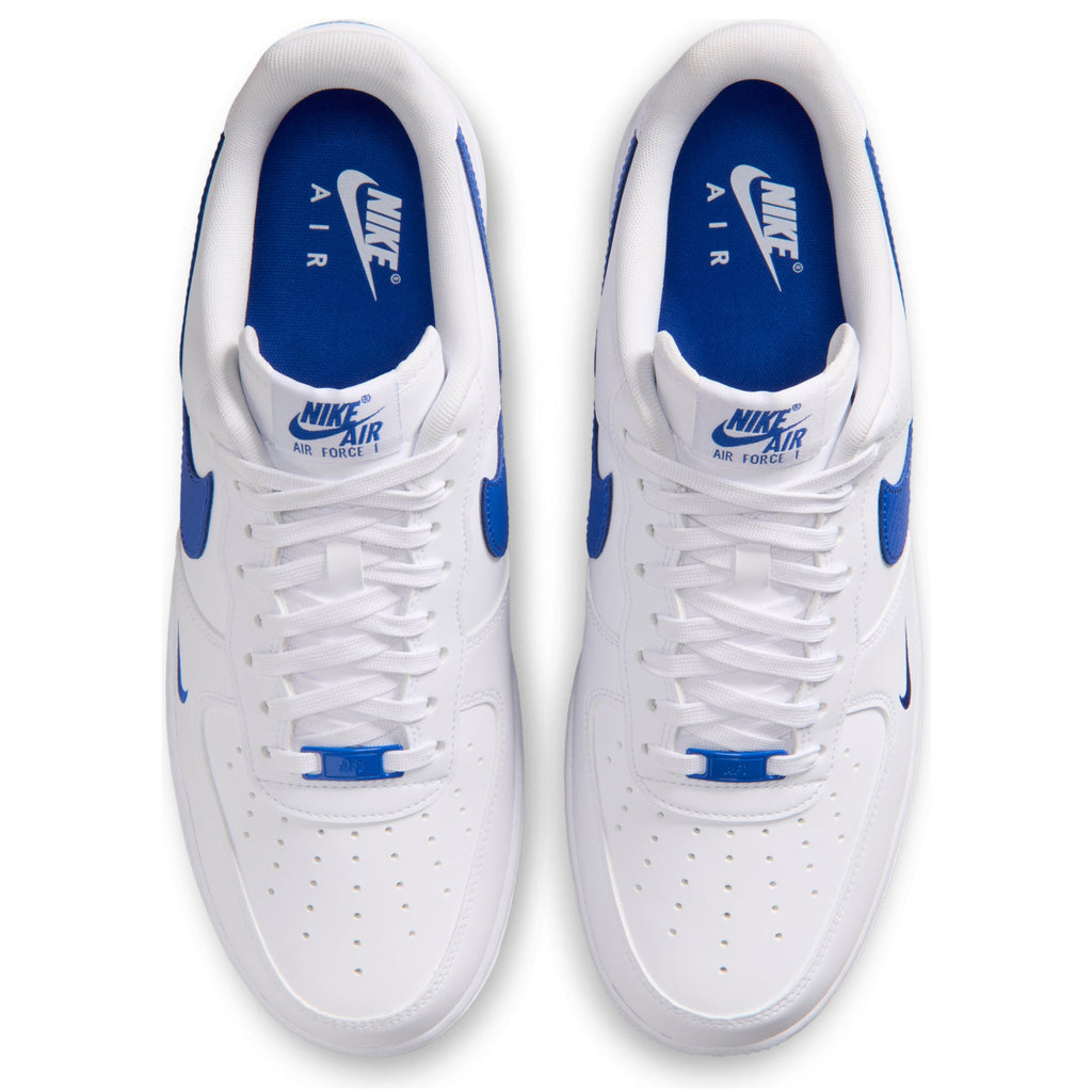 Nike Air Force 1 Low '07 'Carbon Fiber Swoosh' – White Game Royal (IV5732-100)