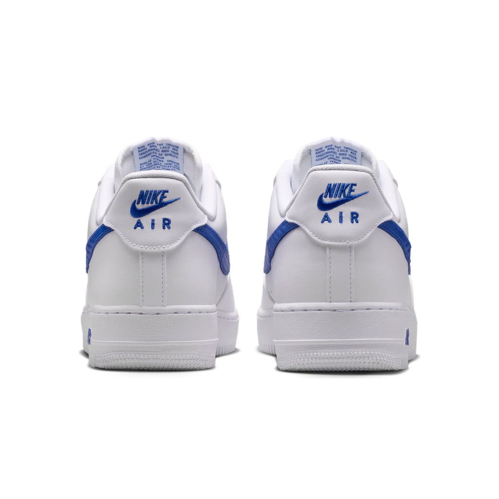 Nike Air Force 1 Low '07 'Carbon Fiber Swoosh' – White Game Royal (IV5732-100)