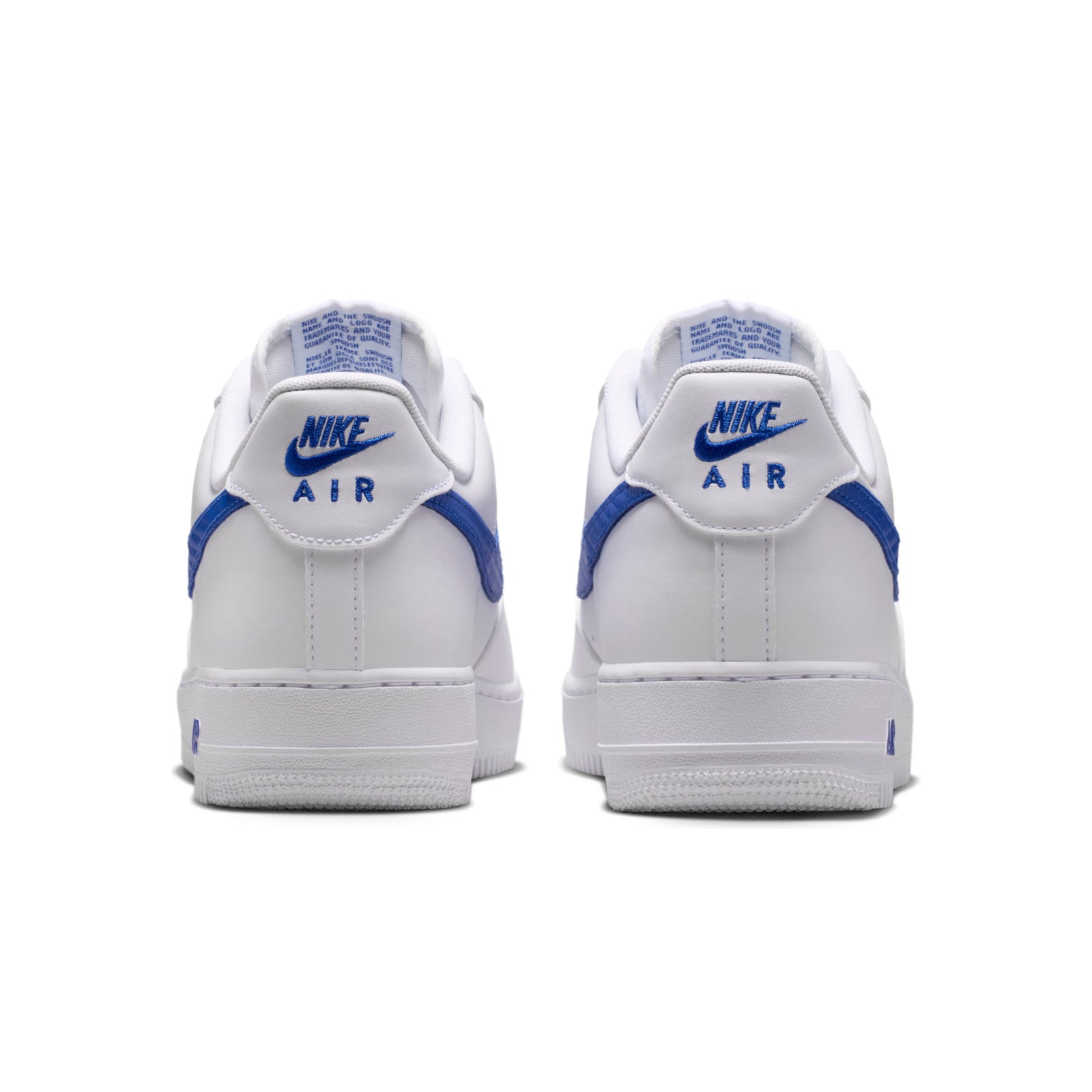 Nike Air Force 1 Low '07 'Carbon Fiber Swoosh' – White Game Royal (IV5732-100)