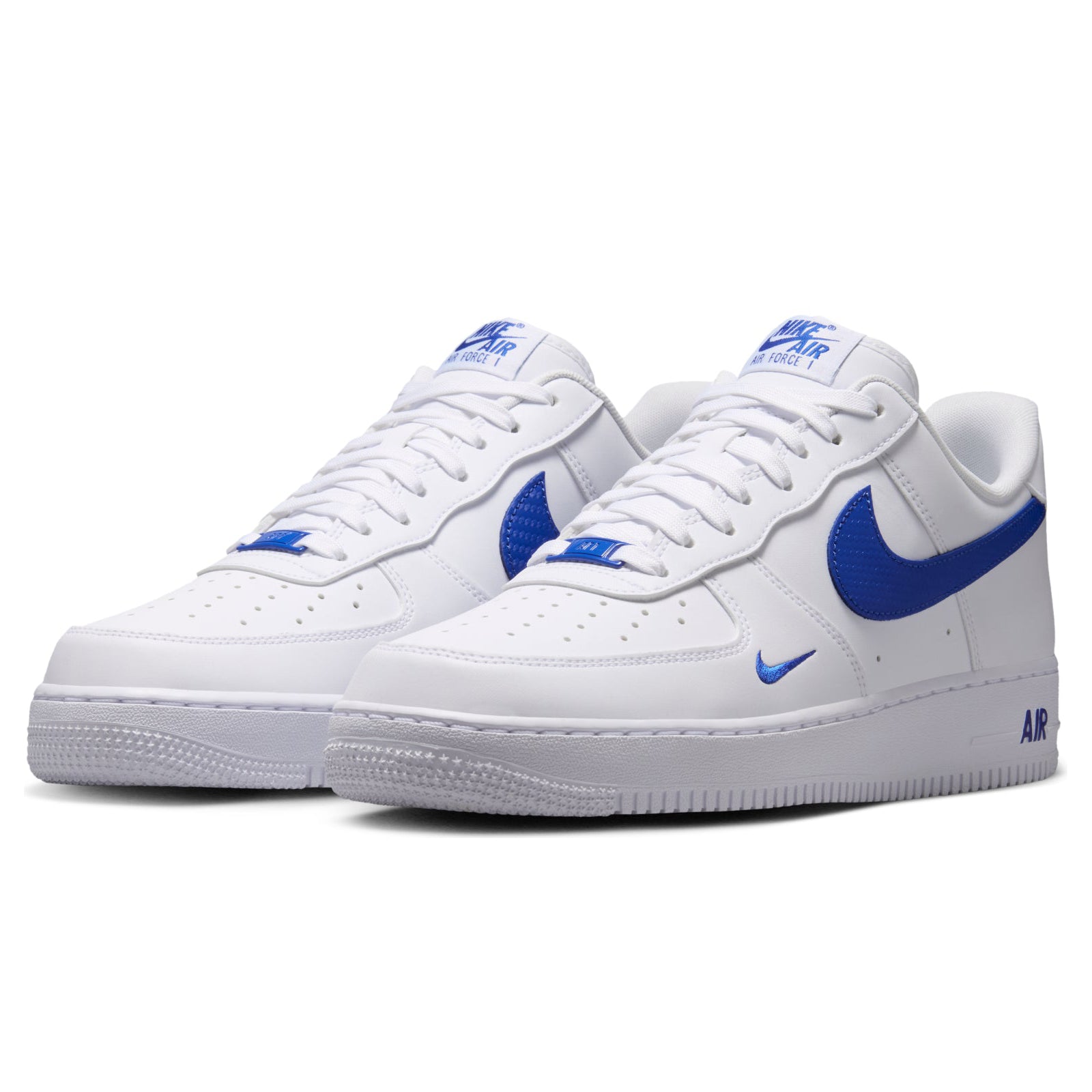 Nike Air Force 1 Low '07 'Carbon Fiber Swoosh' – White Game Royal (IV5732-100)