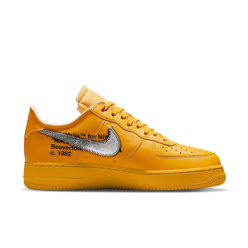 Nike x Off-White Air Force 1 Low 'Lemonade' DD1876-700 – Virgil Abloh University Gold