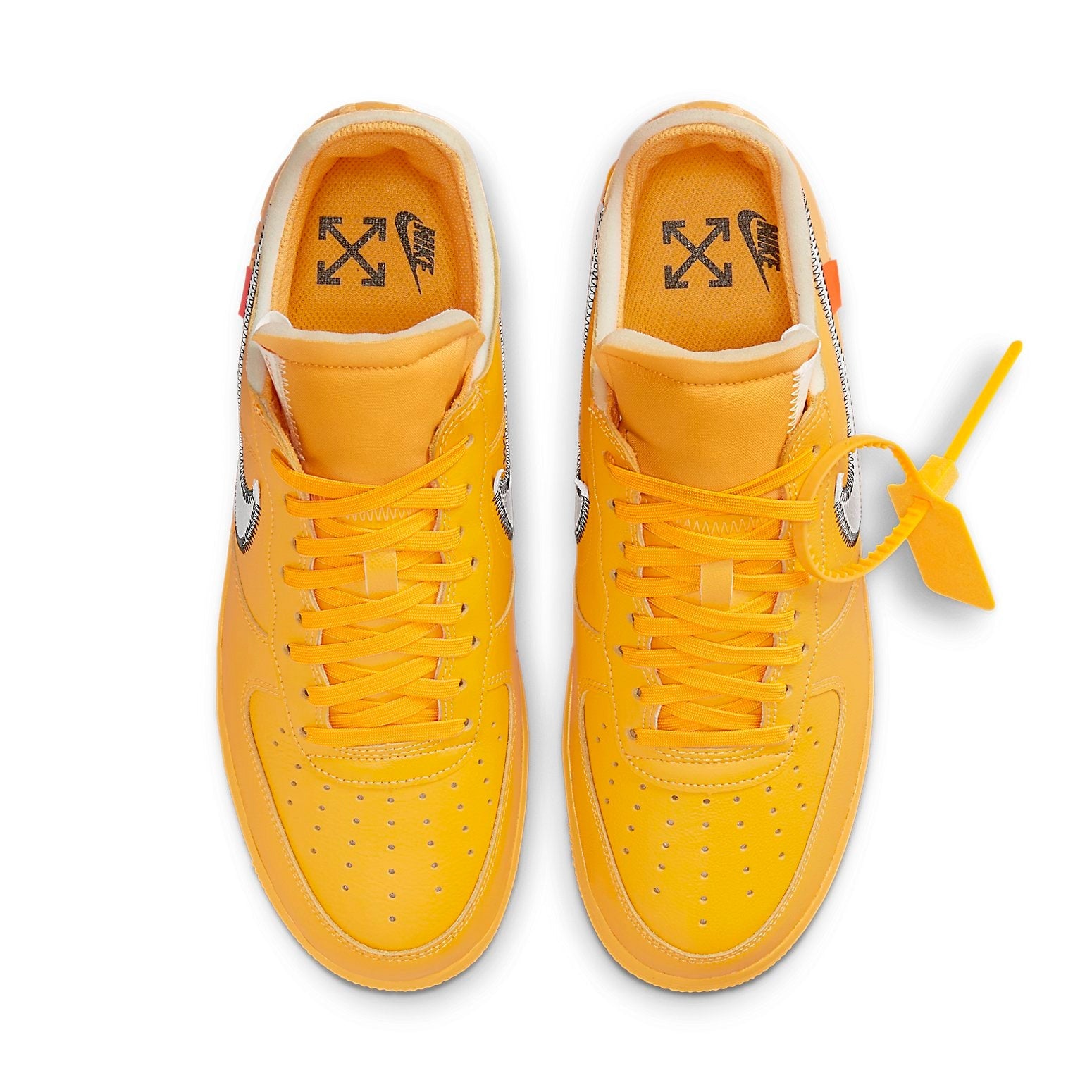 Nike x Off-White Air Force 1 Low 'Lemonade' DD1876-700 – Virgil Abloh University Gold