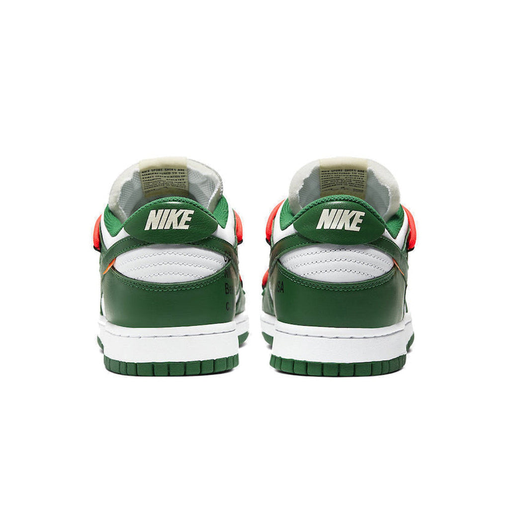 Nike x Off-White Dunk Low 'Pine Green' Sneakers (CT0856-100)
