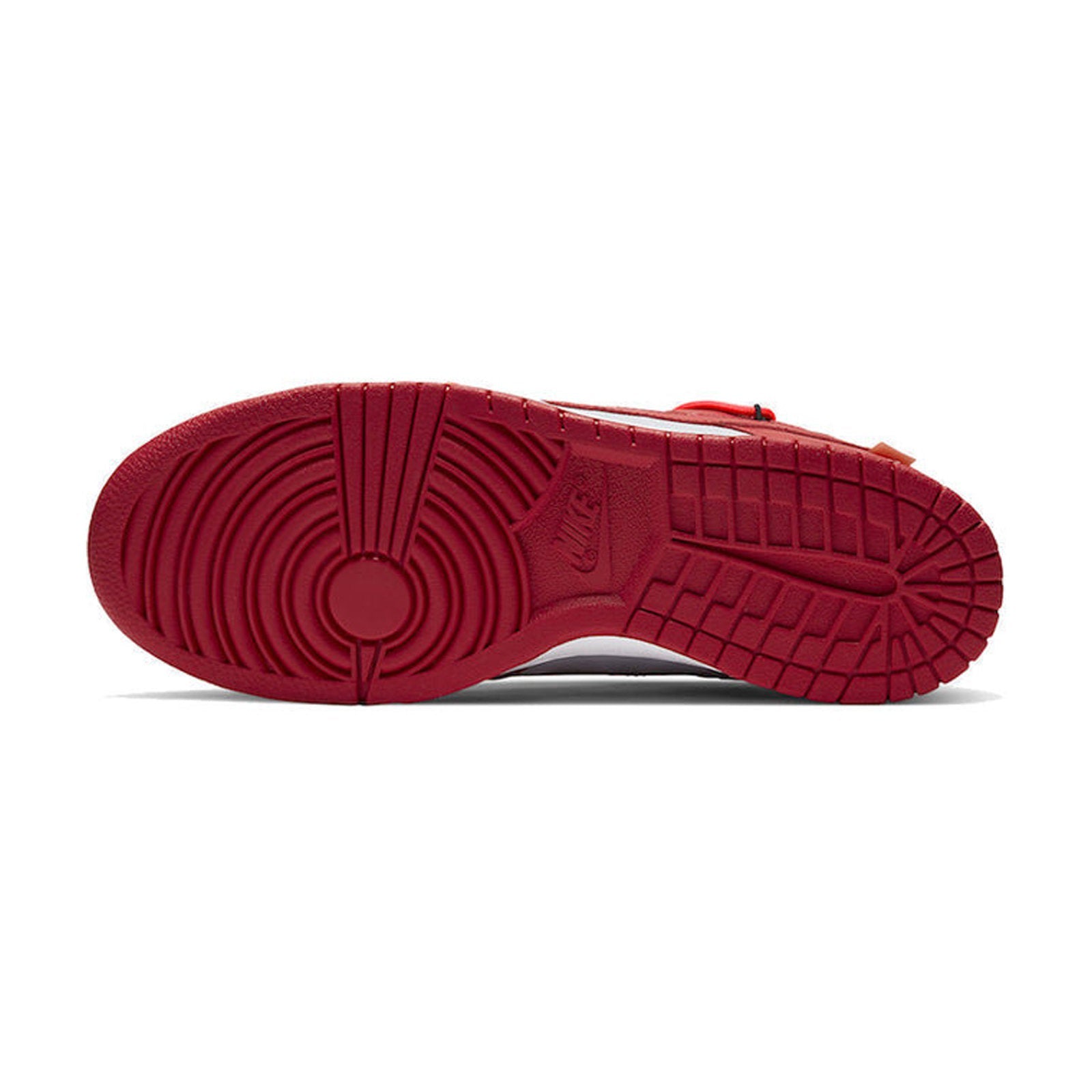 Nike x Off-White™ Dunk Low 'University Red / Grey' (CT0856-600)