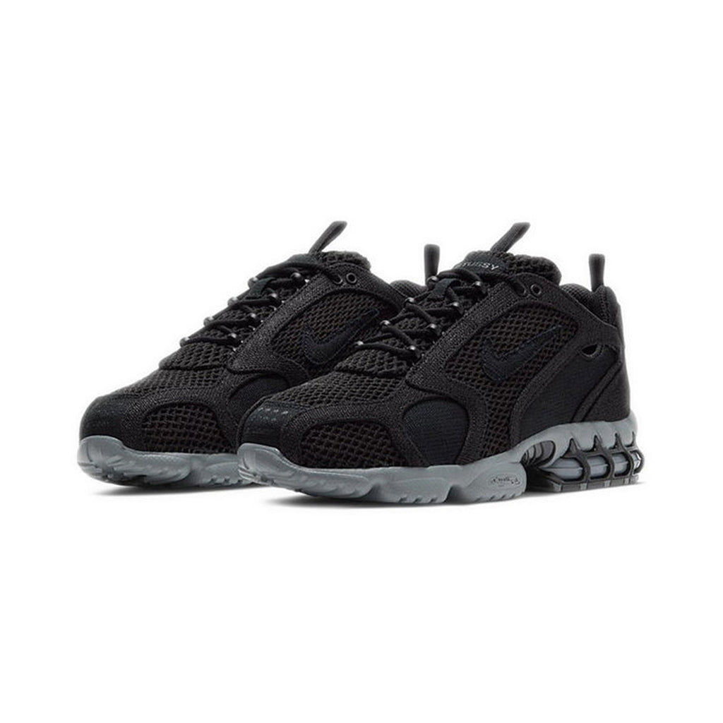 Nike x Stüssy Air Zoom Spiridon Caged 2 'Black / Cool Grey' (CQ5486-001)