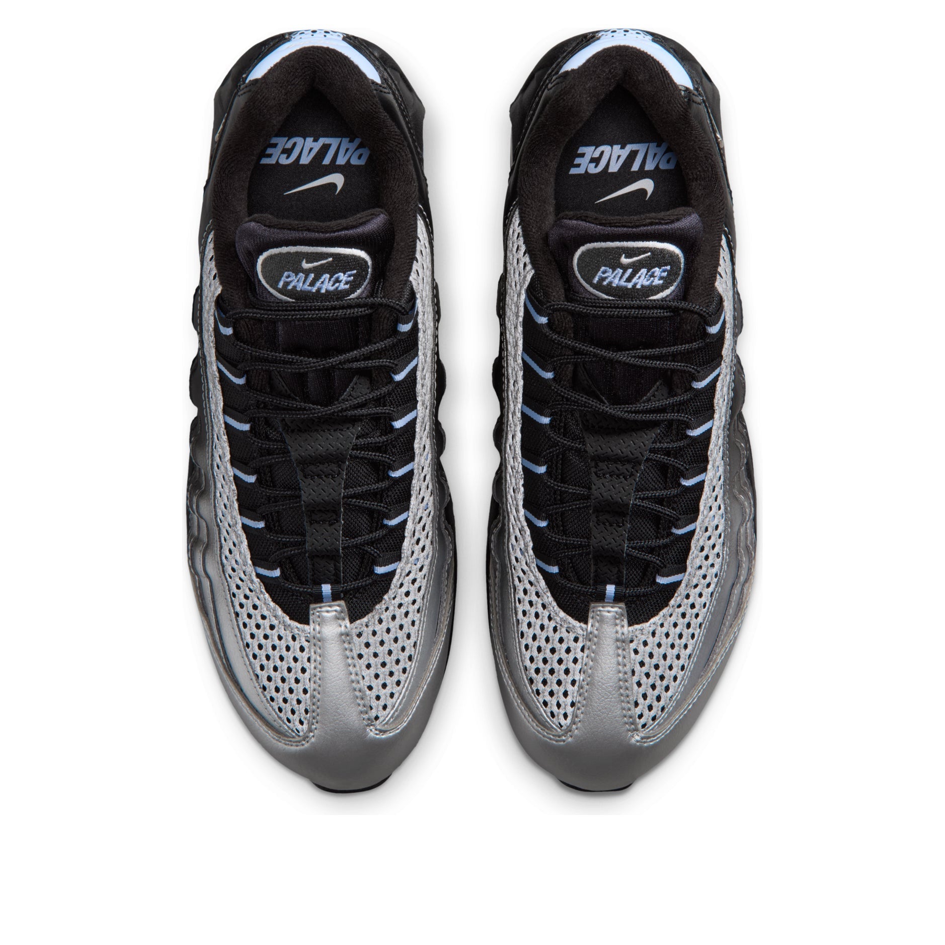 Palace x Nike Air Max 95 'Big Bubble Metallic Silver' IQ7708-095 – Chrome AM95 Collab