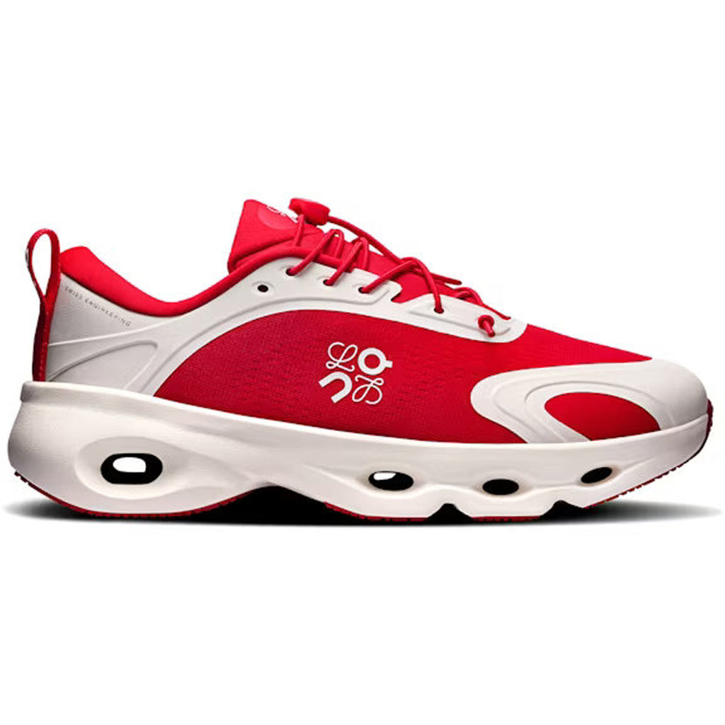 On Running x LOEWE Cloudsolo 'Red / Eggshell' Women's (3WF30605482)