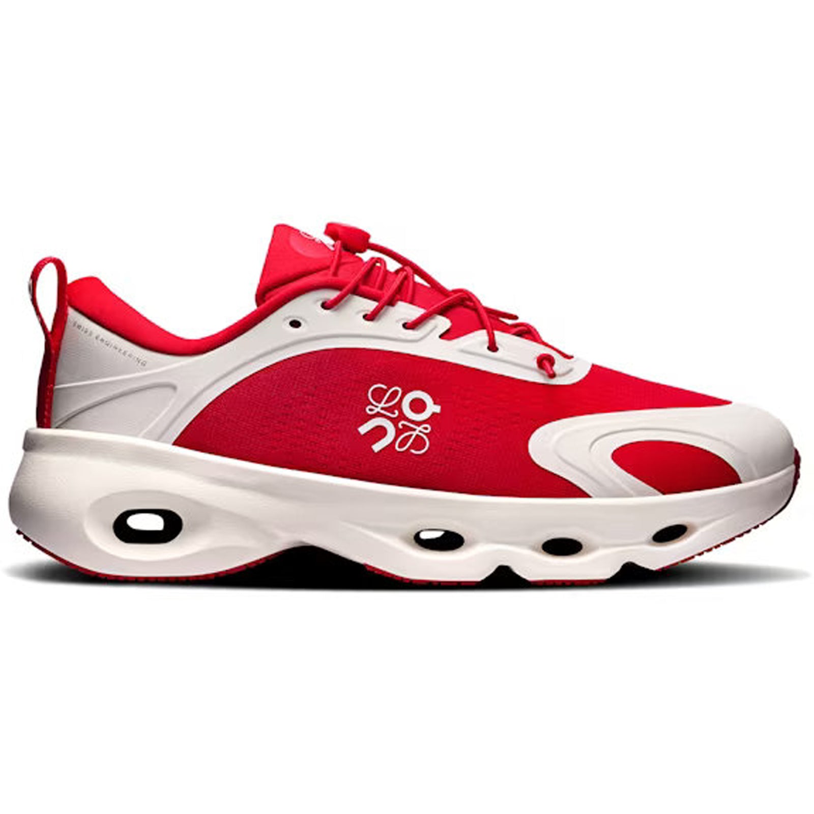 On Running x LOEWE Cloudsolo 'Red / Eggshell' Women's (3WF30605482)