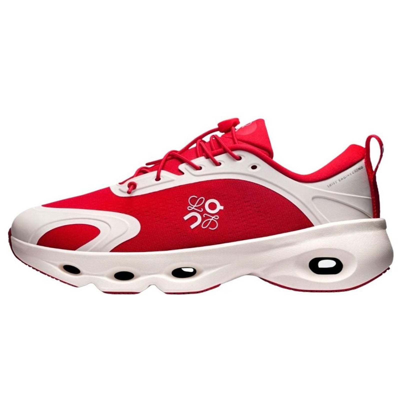 On Running x LOEWE Cloudsolo 'Red / Eggshell' Women's (3WF30605482)