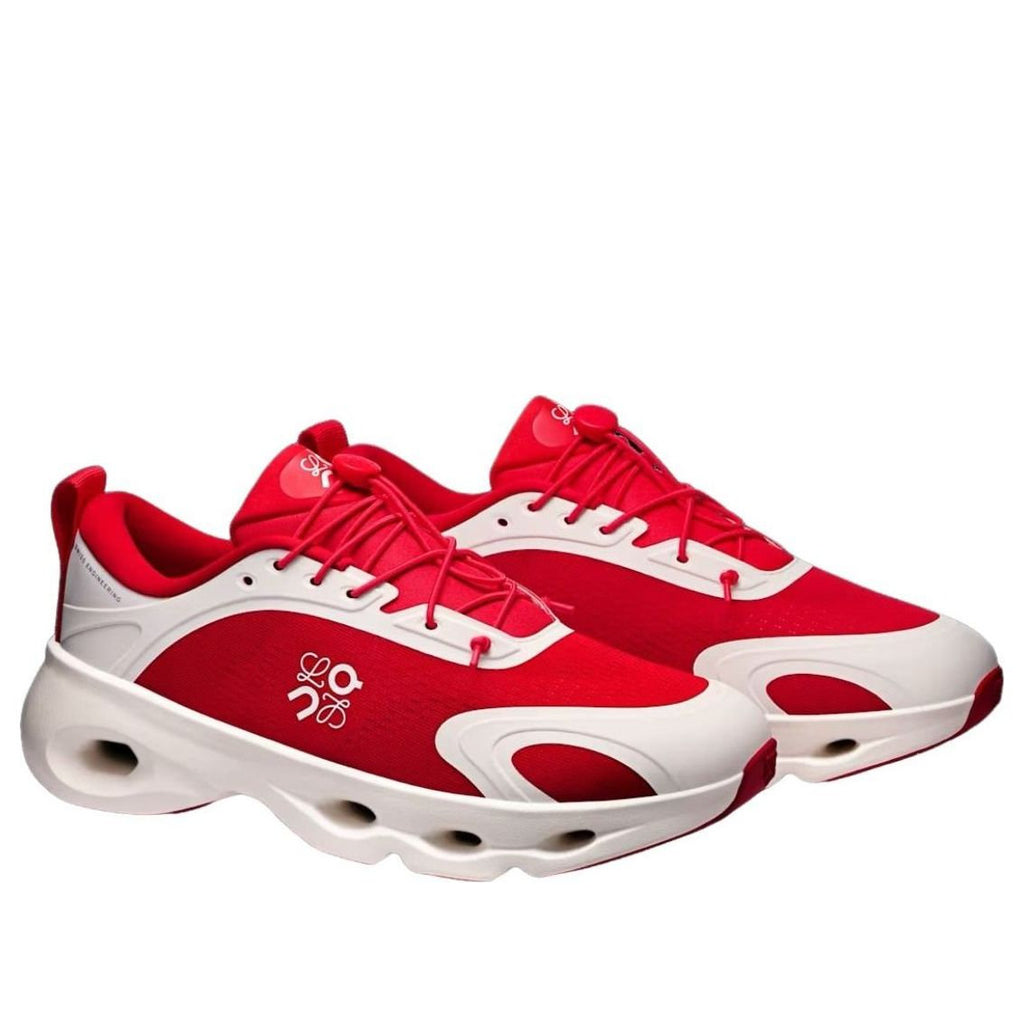 On Running x LOEWE Cloudsolo 'Red / Eggshell' Women's (3WF30605482)
