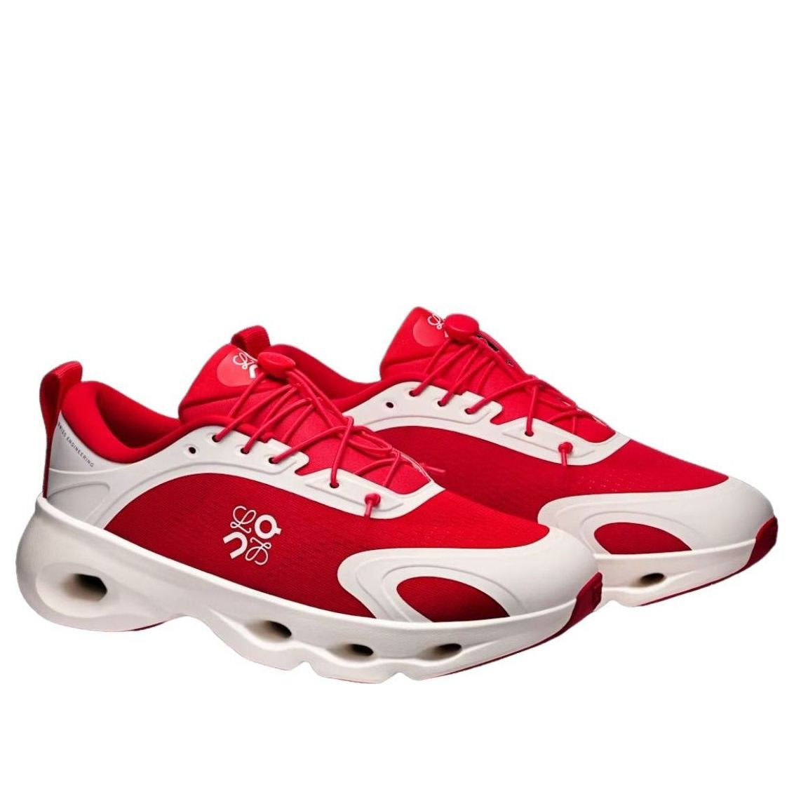 On Running x LOEWE Cloudsolo 'Red / Eggshell' Women's (3WF30605482)