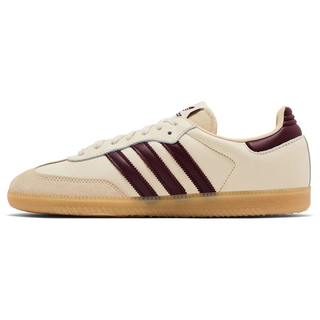 Adidas Samba OG 'Wonder White Shadow Red' JS3830 Sneakers