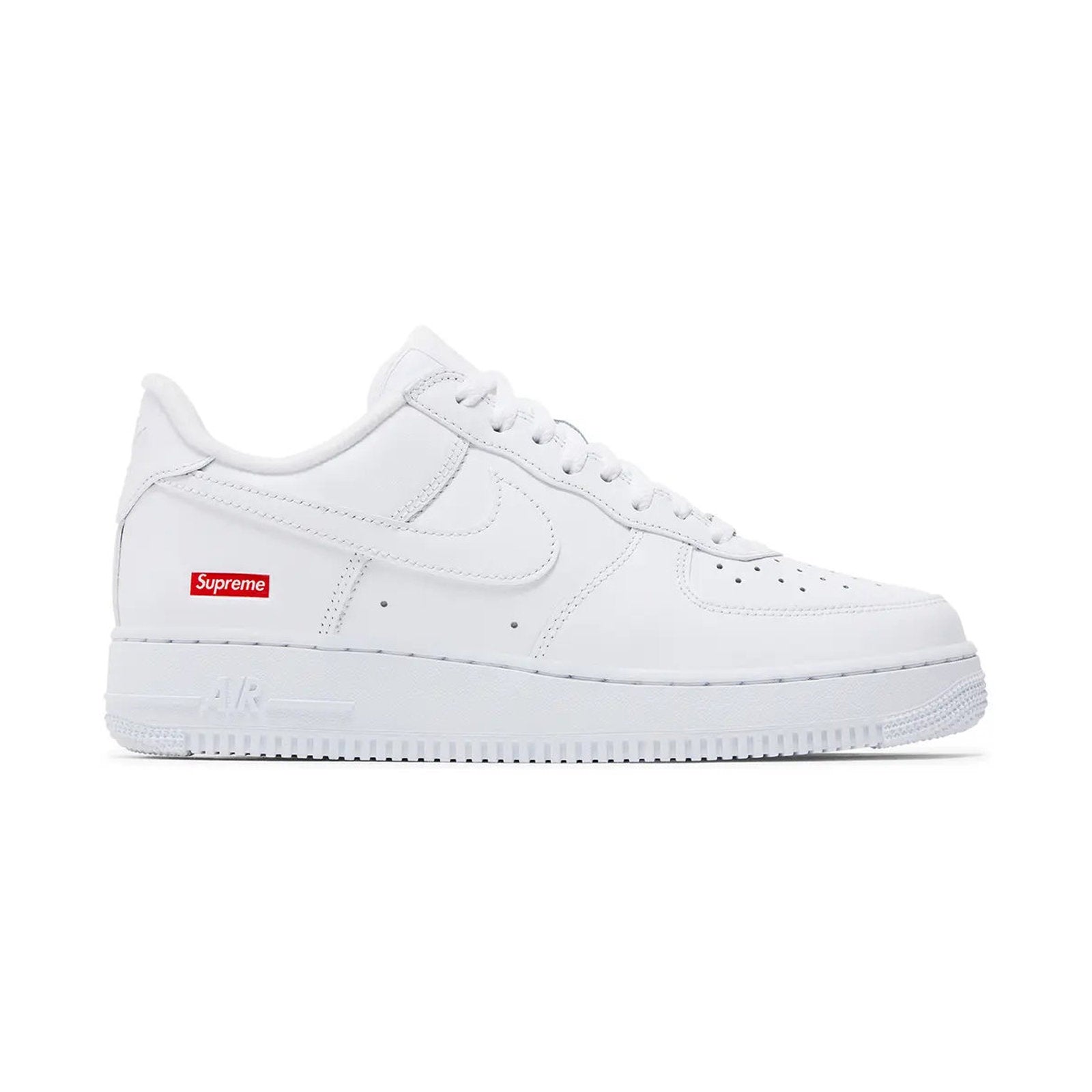 Nike x Supreme Air Force 1 Low 'Box Logo' White Sneakers (CU9225-100)