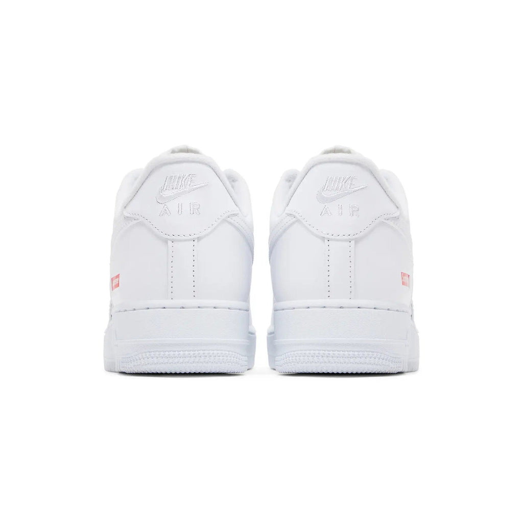 Nike x Supreme Air Force 1 Low 'Box Logo' White Sneakers (CU9225-100)