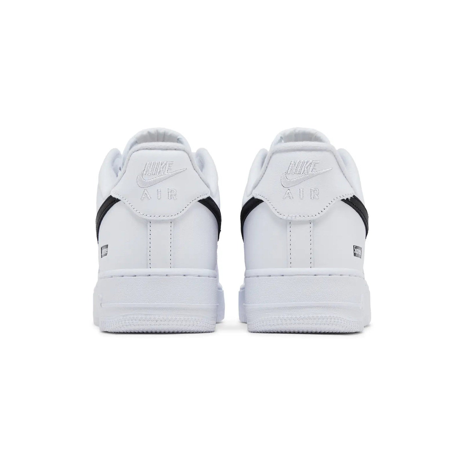 Nike x Supreme Air Force 1 Low 'Box Logo' White Black Sneakers (CU9225-102)