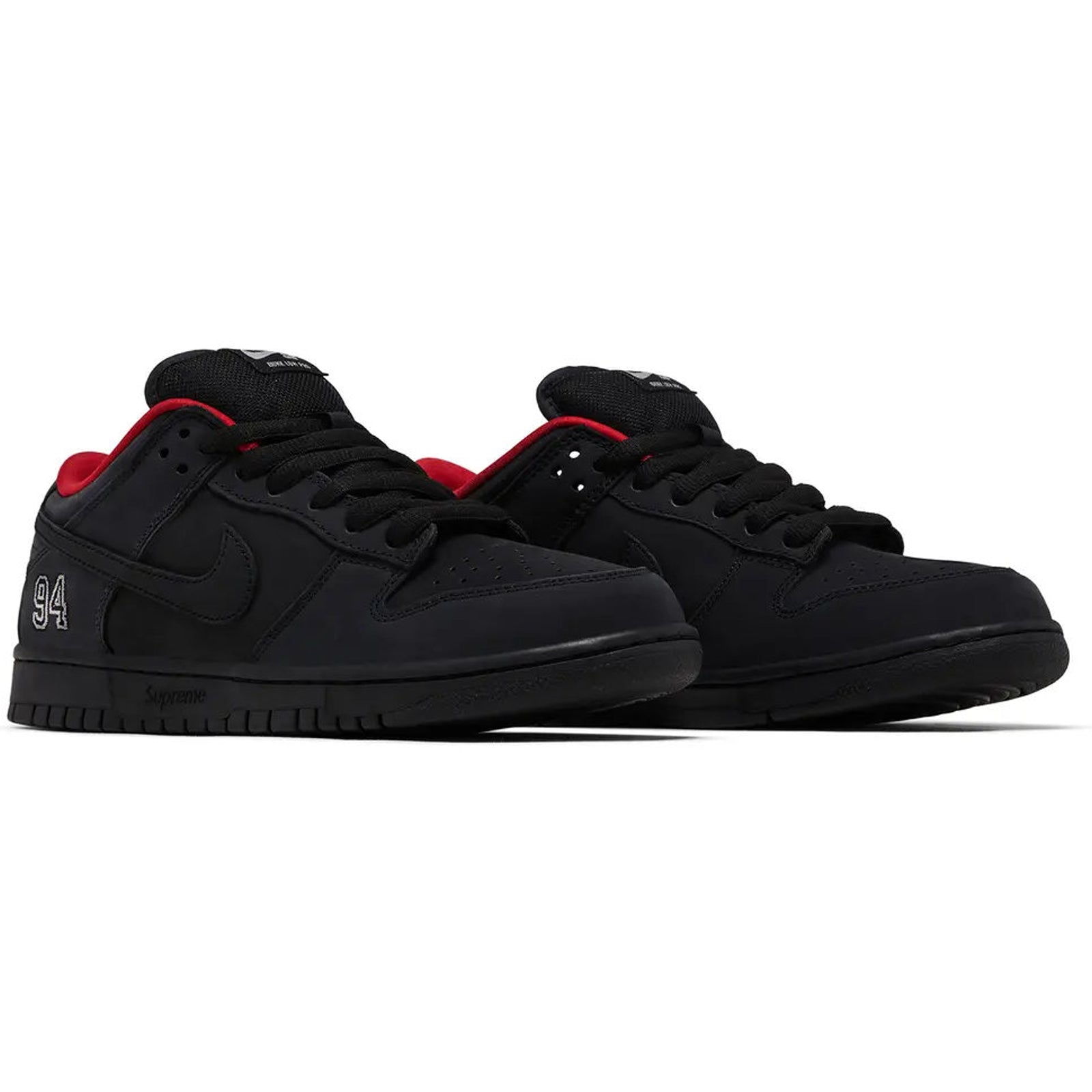Supreme x Nike Dunk Low SB 'Black' HQ8487-001 – Triple Black '94 Edition