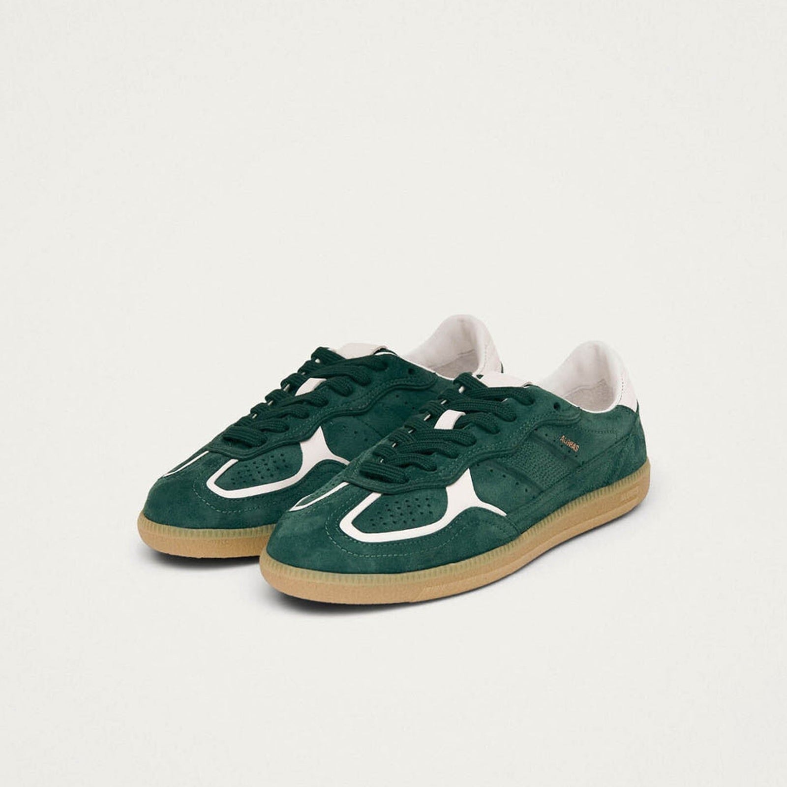Alohas TB.490 Rife Forest Green Leather Sneakers – Low Top