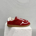 Alohas TB.490 Rife Sheen Red Suede & Nylon Sneakers – Low Top