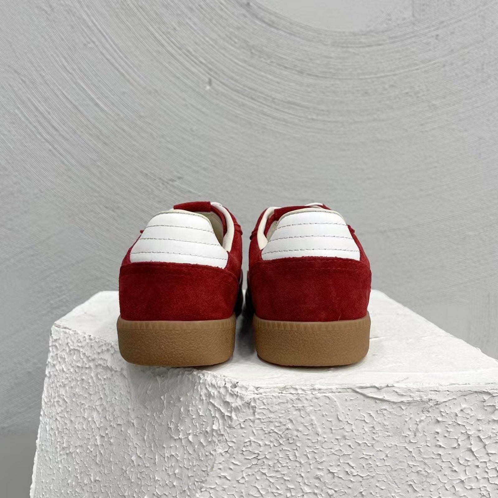 Alohas TB.490 Rife Sheen Red Suede & Nylon Sneakers – Low Top