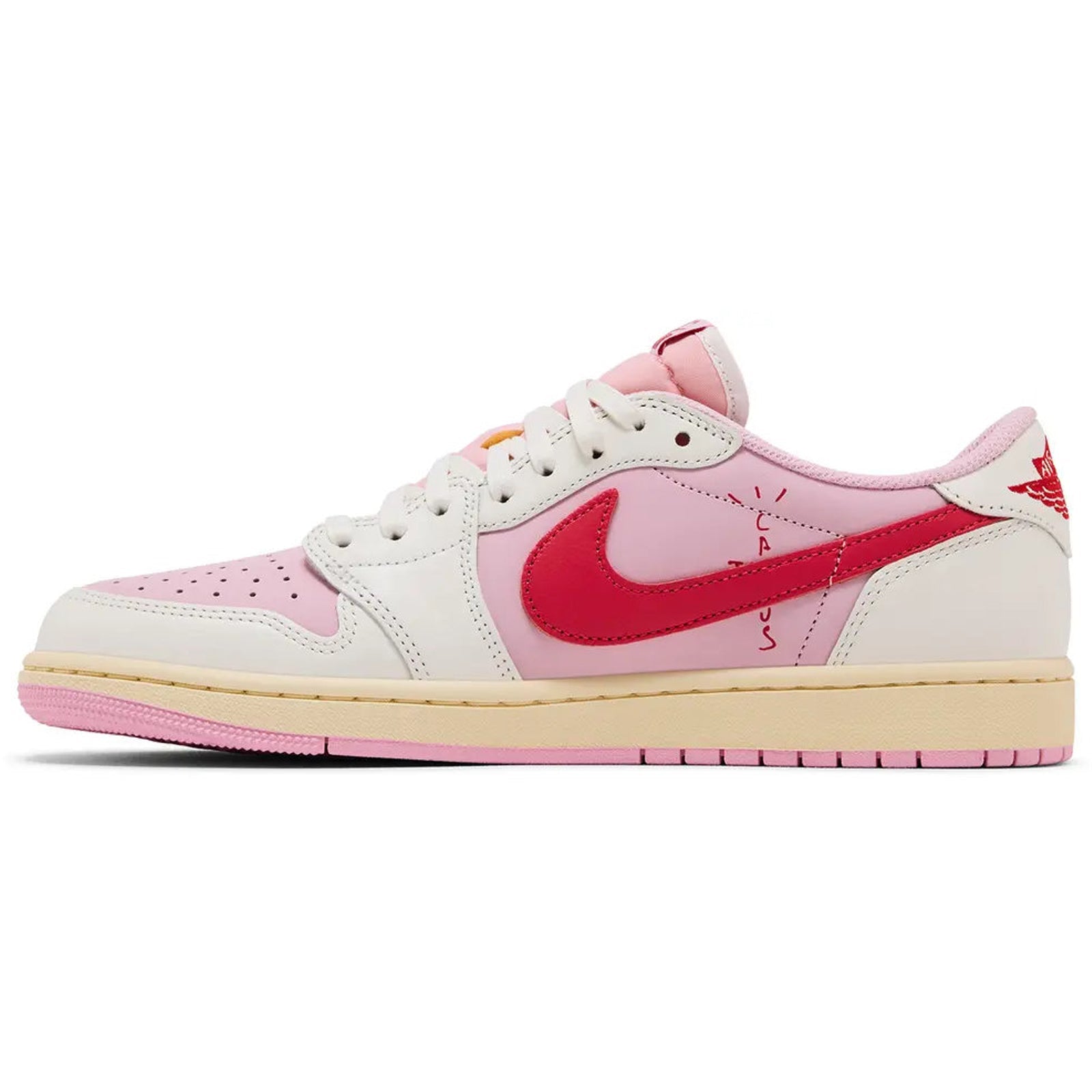 Travis Scott x Air Jordan 1 Low OG 'Sail Tropical Pink' IQ7604-101