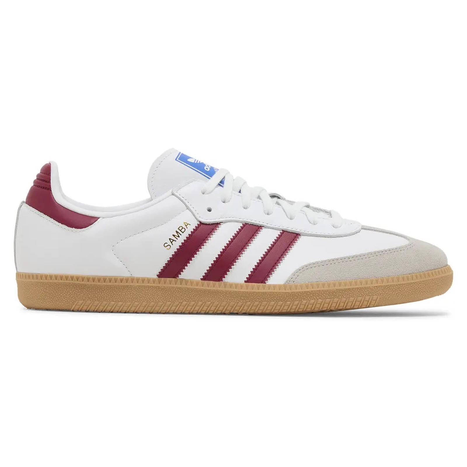 Adidas Samba OG 'White Burgundy Gum' IF3813 – Women's Sneakers