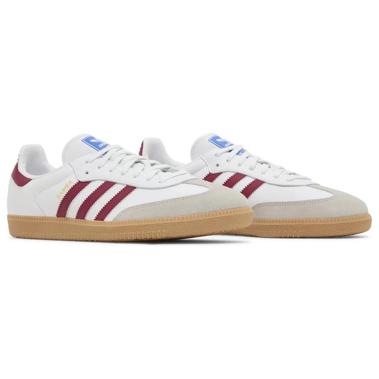 Adidas Samba OG 'White Burgundy Gum' IF3813 – Women's Sneakers